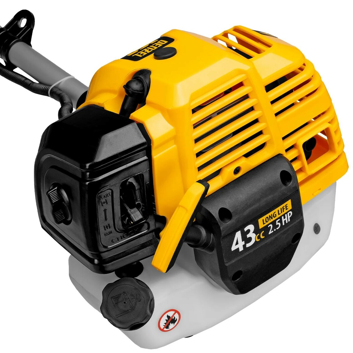 Триммер бензиновый Denzel DT-43S (2-коробки) (Цвет: Yellow)