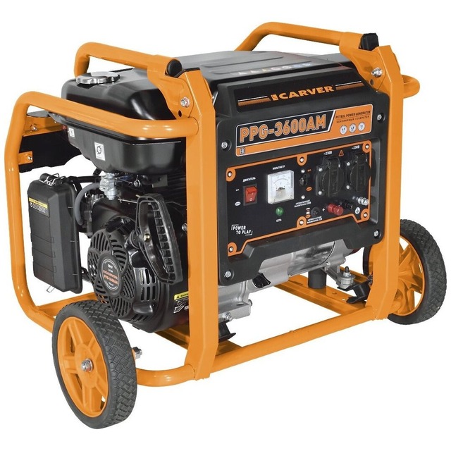 Генератор Carver PPG- 3600АM 2.8кВт (Цвет: Orange)