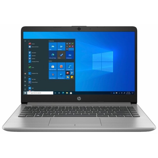 Ноутбук HP 245 G8 Ryzen 5 5500U 8Gb SSD256Gb 14 UWVA FHD (1920x1080) Windows 10 Professional 64 silver WiFi BT Cam