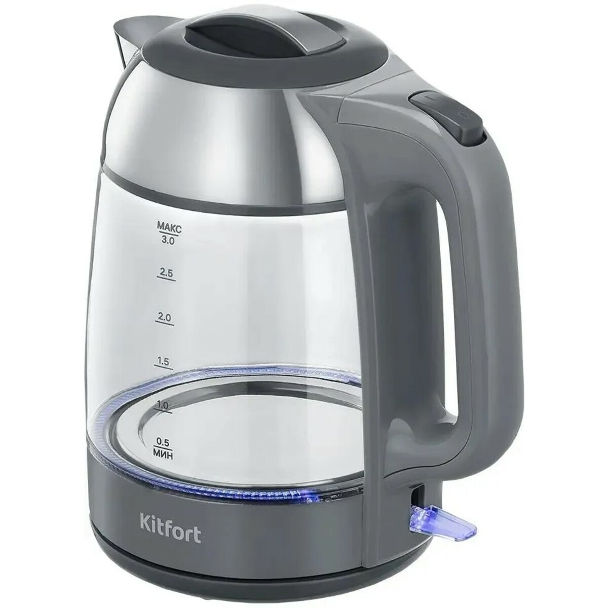 Чайник электрический Kitfort КТ-6762 (Цвет: Gray)