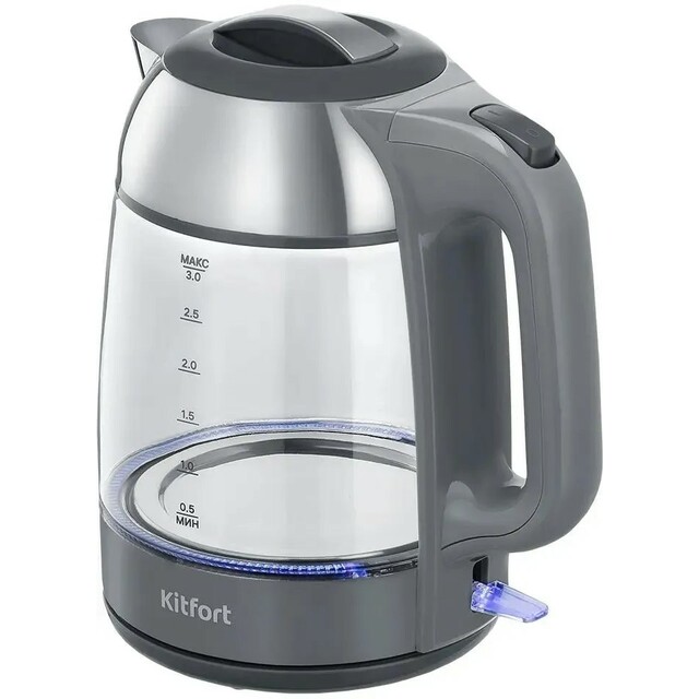 Чайник электрический Kitfort КТ-6762 (Цвет: Gray)