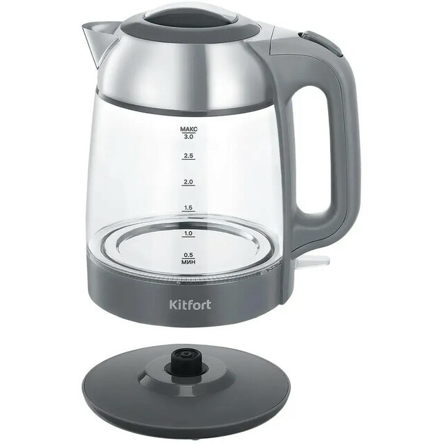 Чайник электрический Kitfort КТ-6762 (Цвет: Gray)