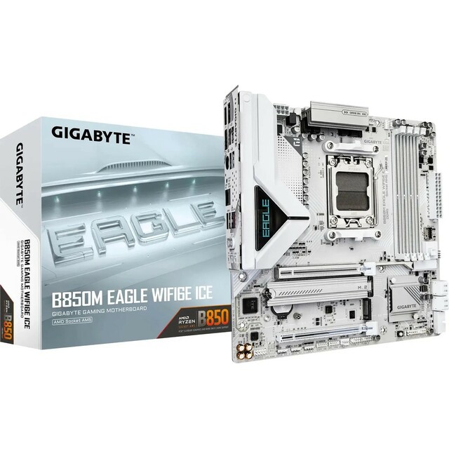Материнская плата Gigabyte B850M EAGLE WF6E ICE 
