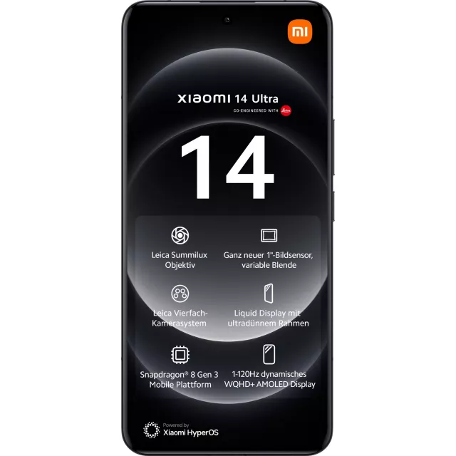 Смартфон Xiaomi 14 Ultra 16/512Gb, черный
