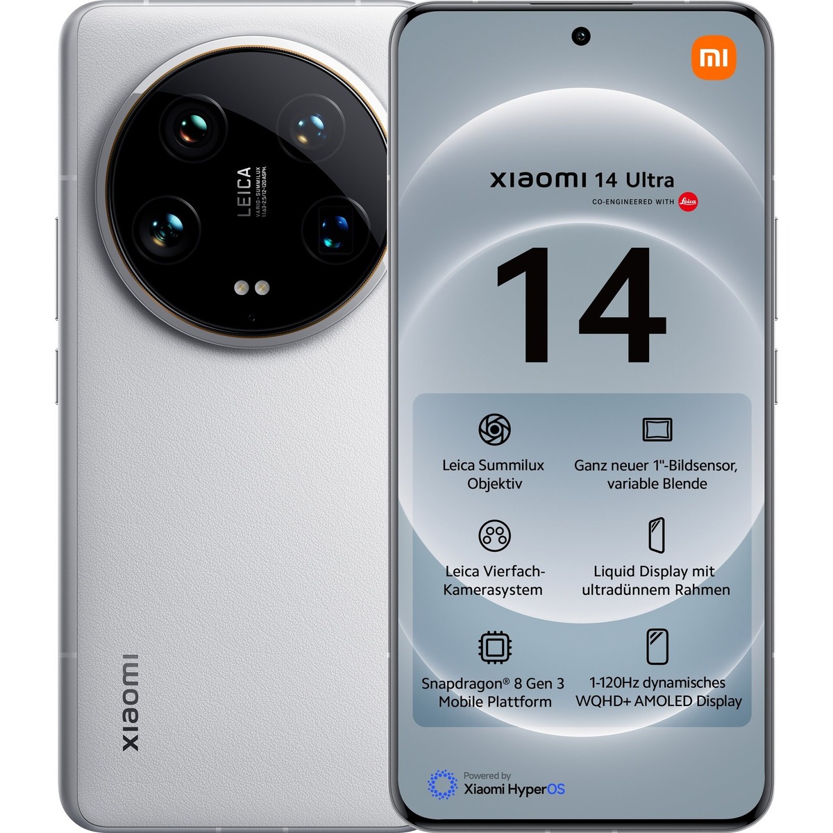 Смартфон Xiaomi 14 Ultra 16 / 512Gb, белый