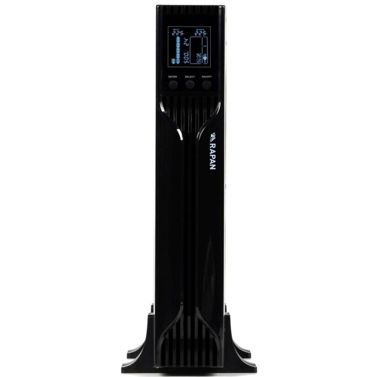 Источник бесперебойного питания Бастион Rapan-UPS 1000-Rack-IN-2X9-E, черный