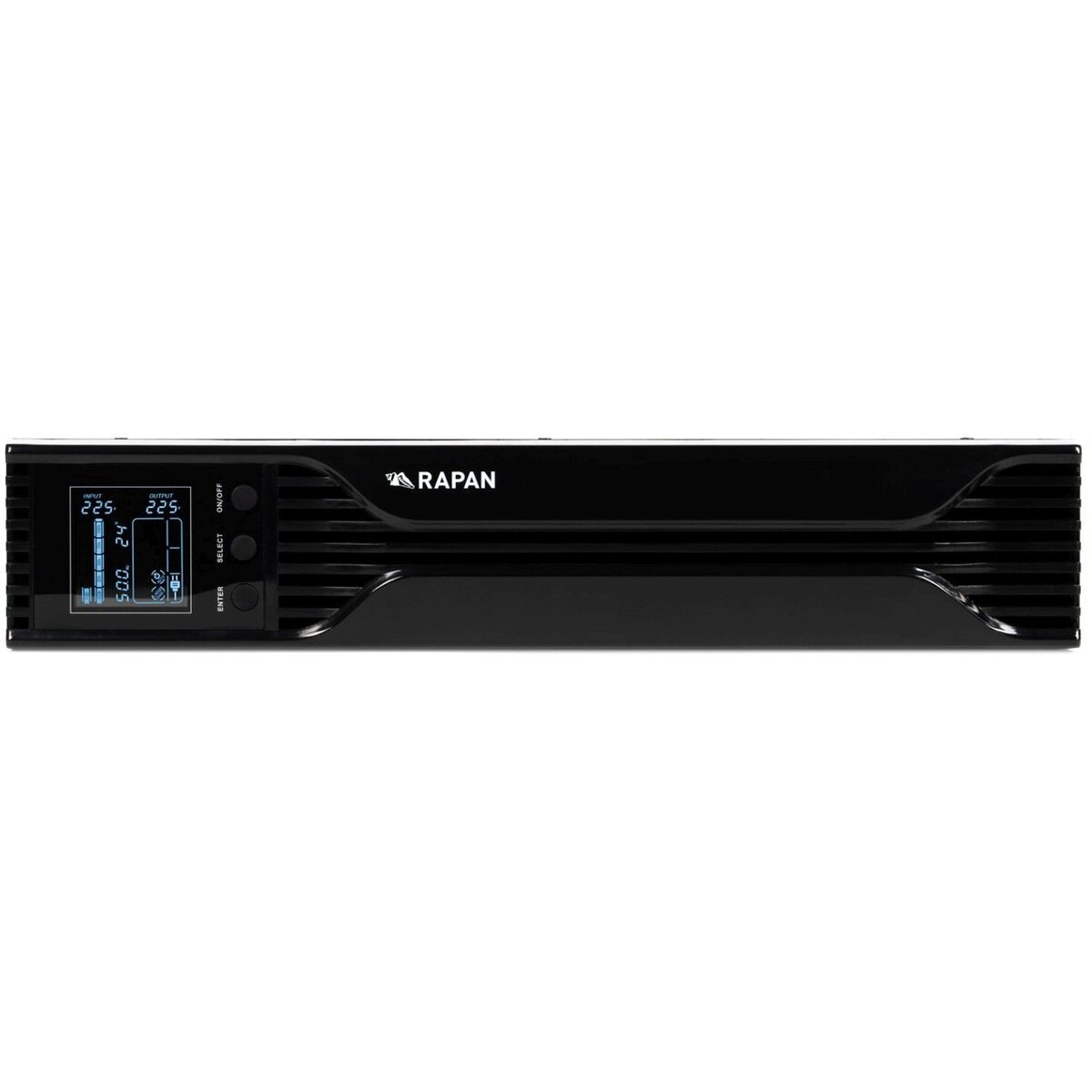 Источник бесперебойного питания Бастион Rapan-UPS 1000-Rack-IN-2X9-E, черный