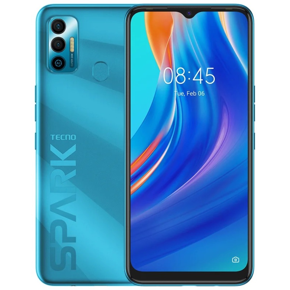 Смартфон Tecno Spark 7 4 / 64Gb (NFC) (Цвет: Morpheus Blue)