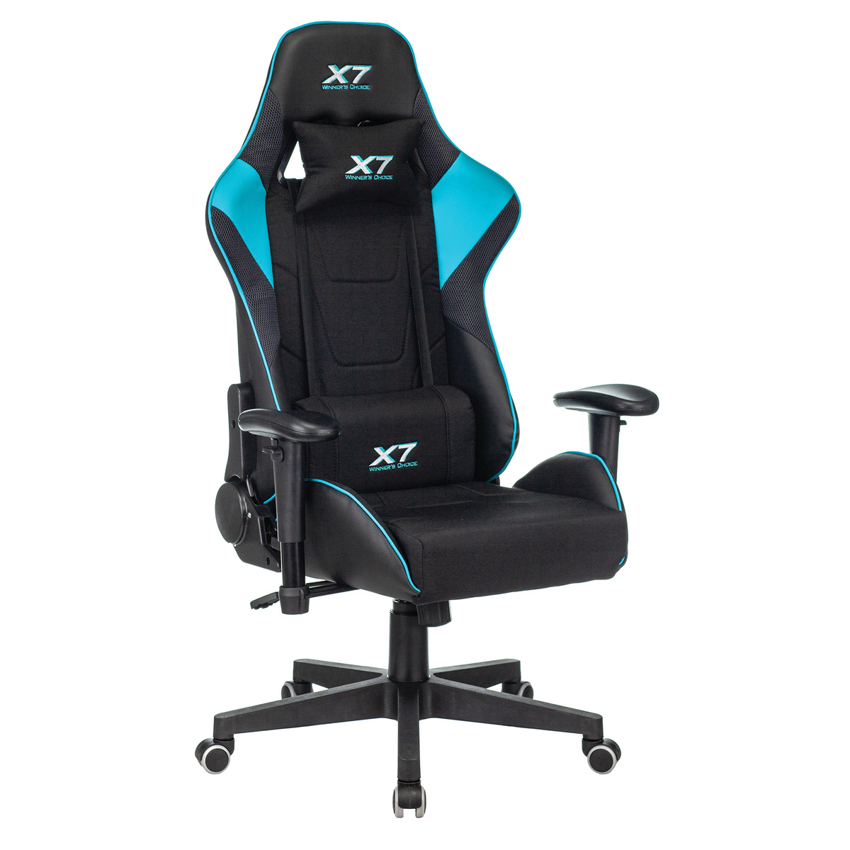 Кресло игровое A4Tech X7 GG-1100 (Цвет: Black/Blue)