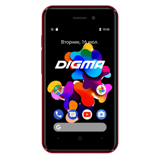 Смартфон Digma Hit Q401 3G 8Gb (Цвет: Red)