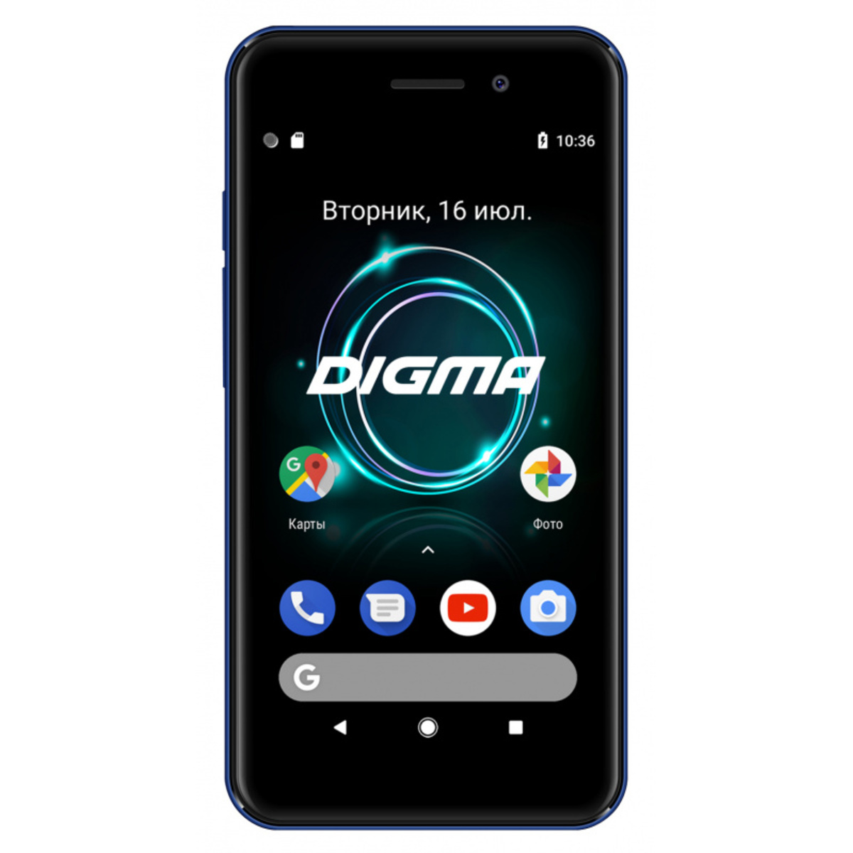 Смартфон Digma Linx A453 3G 8Gb (Цвет: Blue)