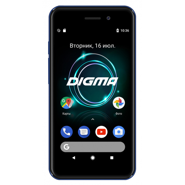 Смартфон Digma Linx A453 3G 8Gb (Цвет: Blue)