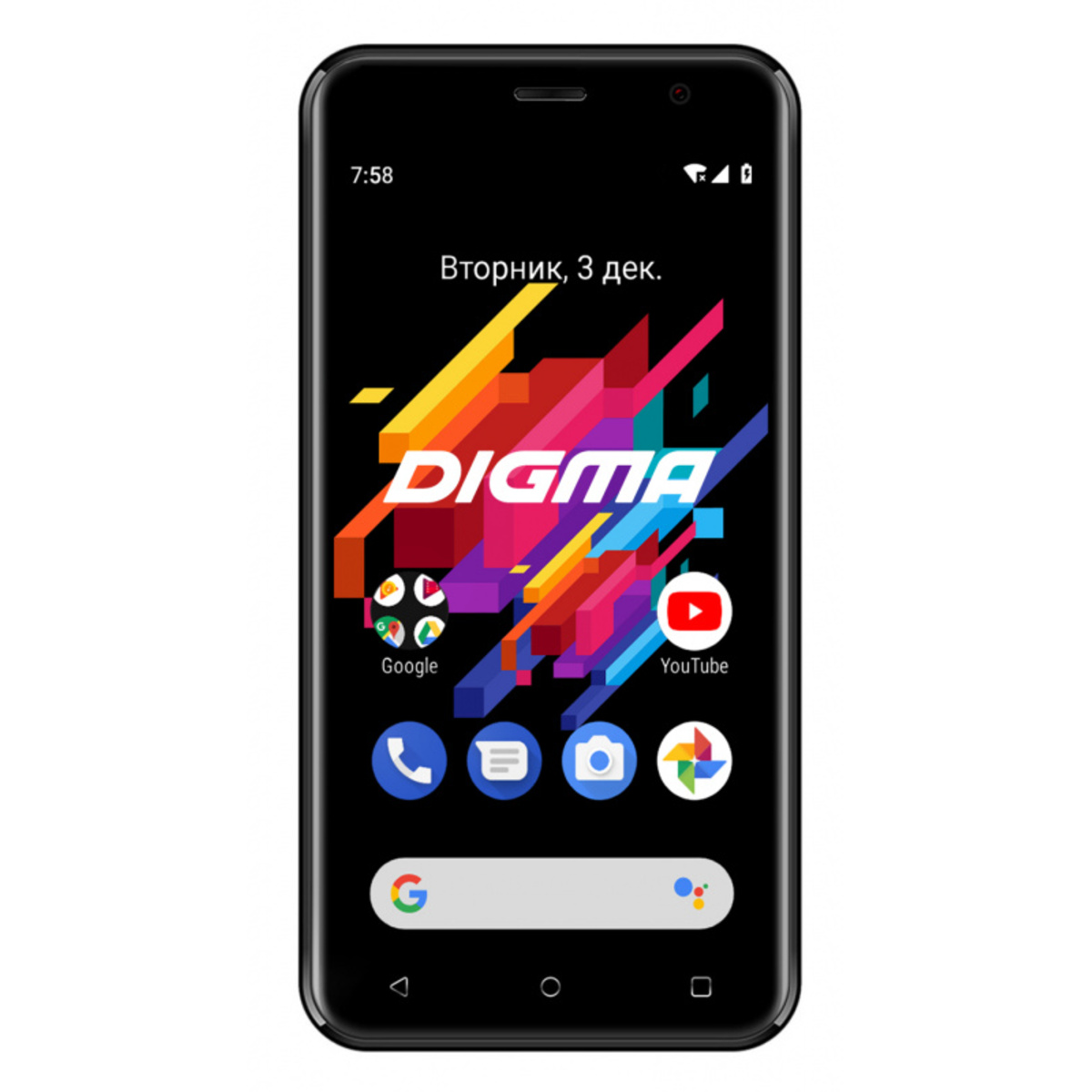 Смартфон Digma Linx Joy 3G (Цвет: Dark Gray)