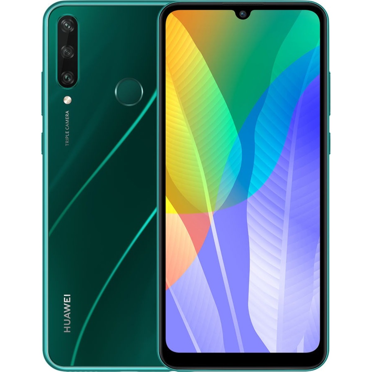 Смартфон Huawei Y6P 3 / 64Gb (NFC) (Цвет: Emerald Green)