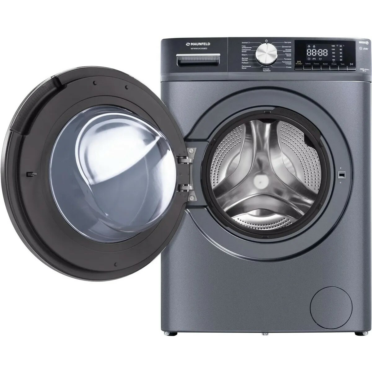 Стиральная машина Maunfeld MFWM1410SB02 (Цвет: Inox)