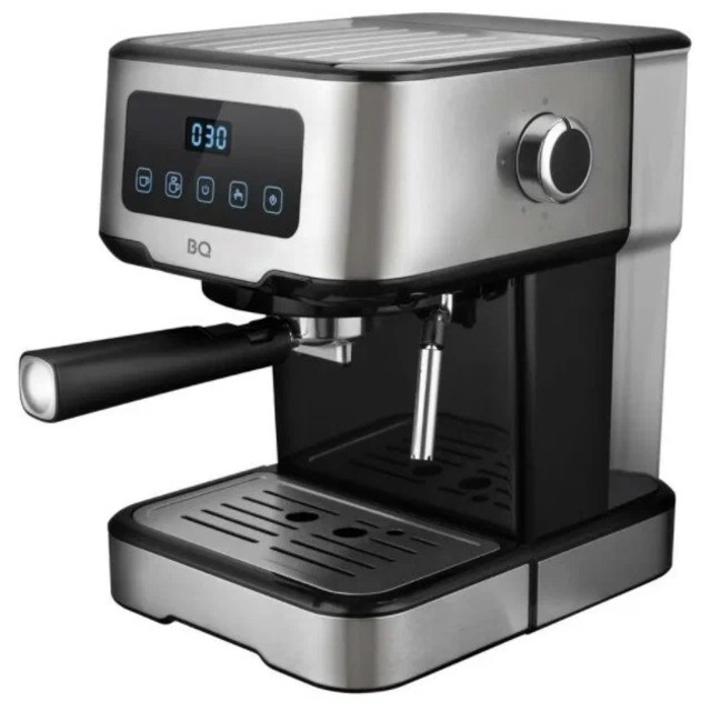 Купить Кофеварка рожковая BQ CM9000 (Цвет: Steel/Black) CM9000 STEEL ...
