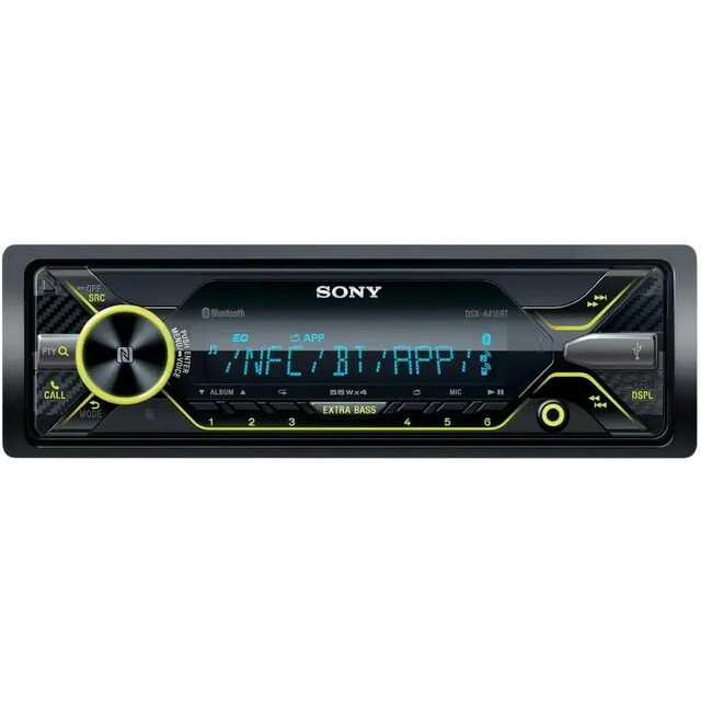 Автомагнитола Sony DSX-A416BT, черный