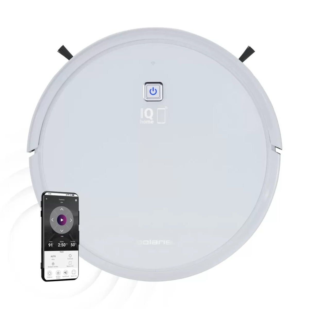 Робот-пылесос Polaris PVCR 0726 WI-FI IQ Home GYRO (Цвет: White)