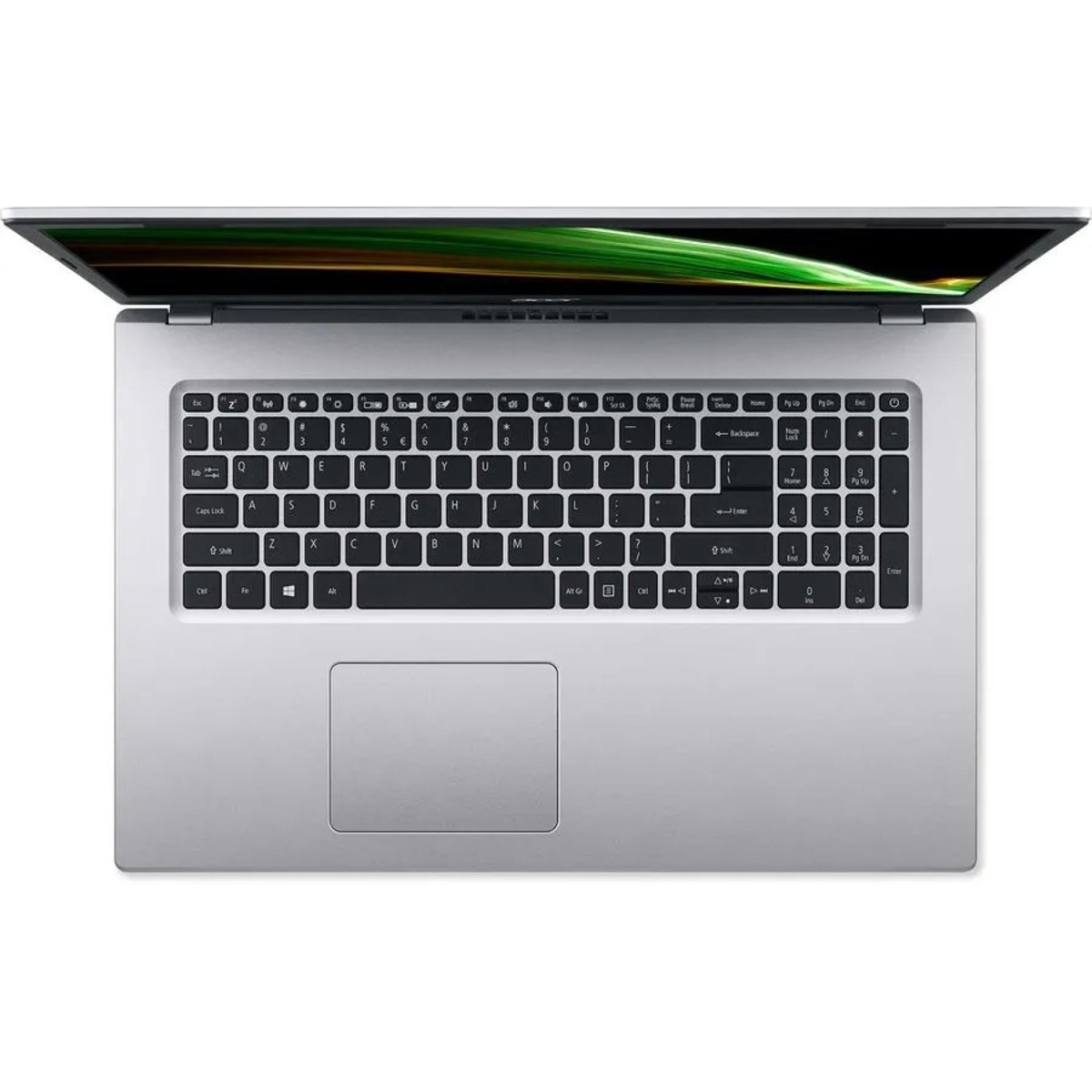 Ноутбук Acer Aspire 3 A317-53-58UL Core i5 1135G7 8Gb SSD512Gb Intel Iris Xe 17.3 IPS FHD (1920x1080) Windows 11 silver WiFi BT Cam