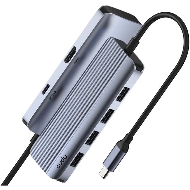 Разветвитель USB-C Cudy UH500 (Цвет: Silver) Разветвитель USB-C Cudy UH500 (Цвет: Silver)