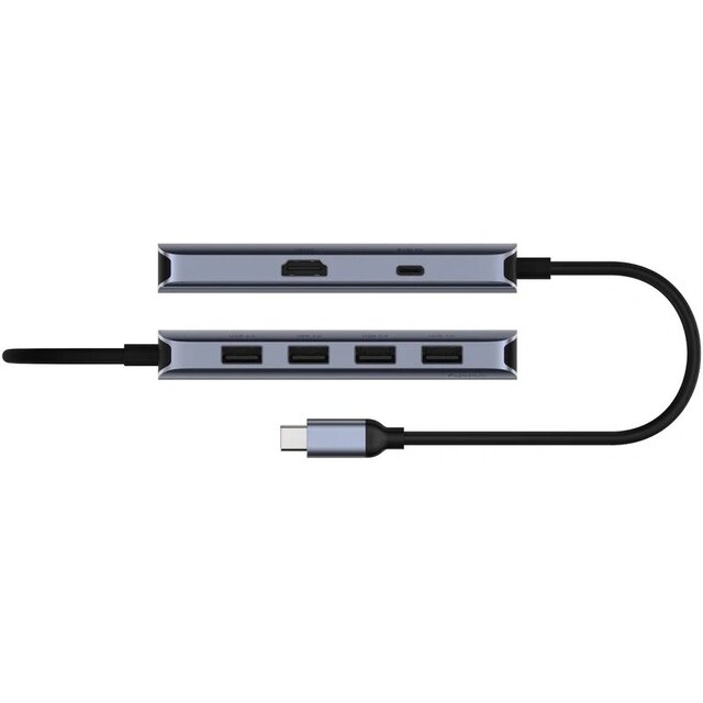 Разветвитель USB-C Cudy UH500 (Цвет: Silver) Разветвитель USB-C Cudy UH500 (Цвет: Silver)