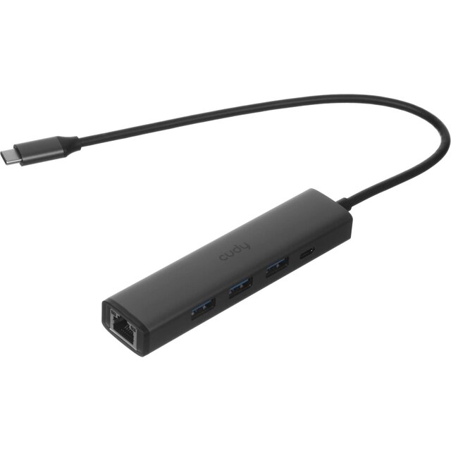 Разветвитель USB-C Cudy UH605 (Цвет: Gray)
