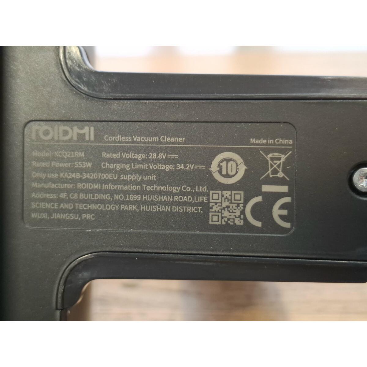 Пылесос вертикальный Roidmi X 200 Jet with selfcleaning station, черный