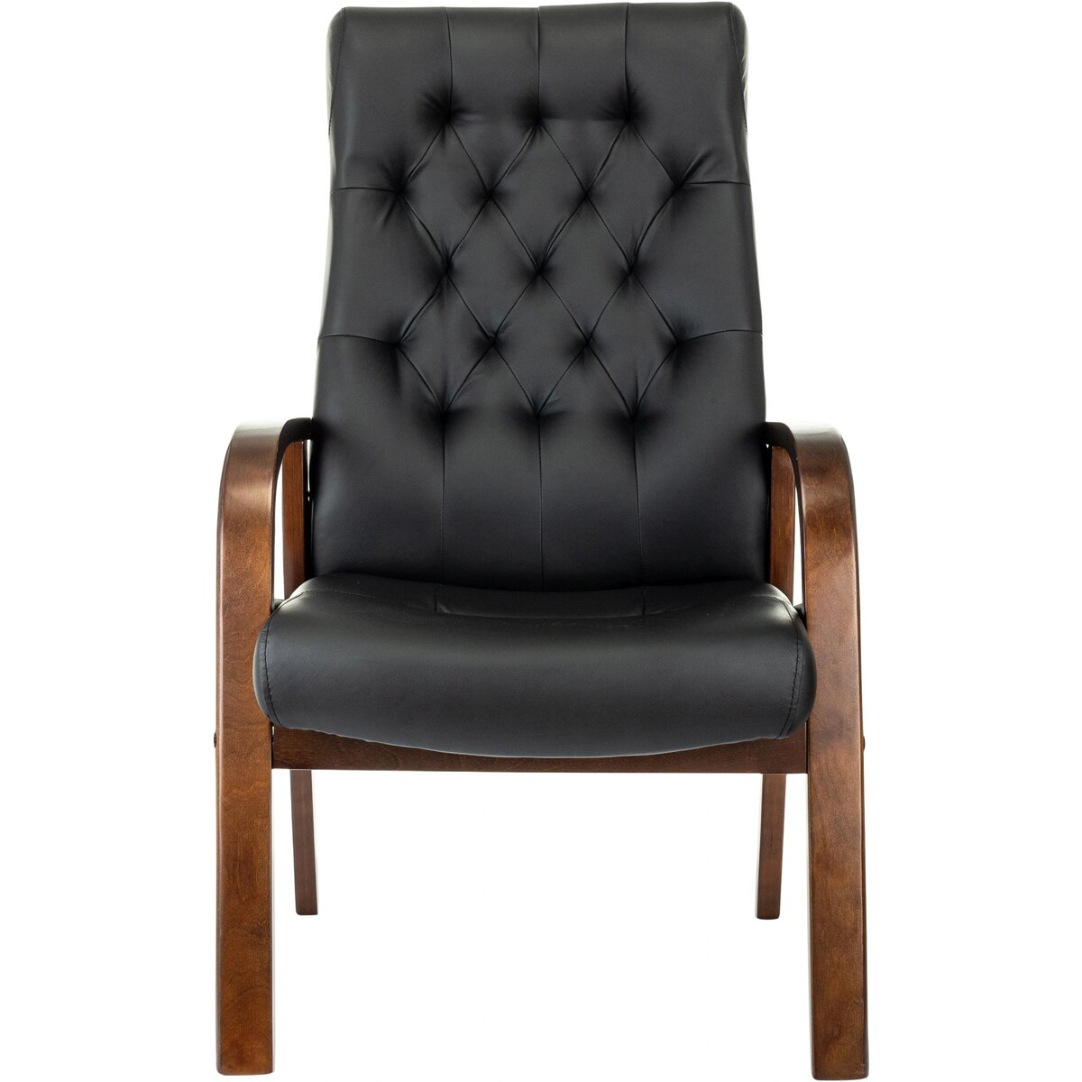 Кресло Бюрократ T-9928WALNUT-CF, черный 