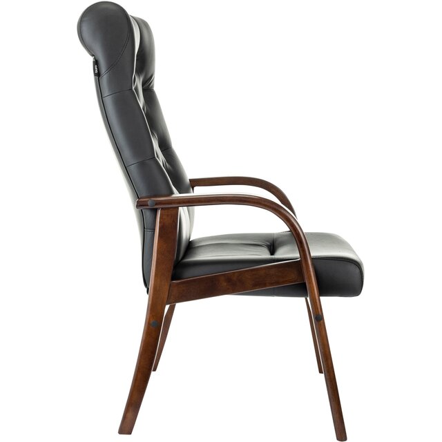 Кресло Бюрократ T-9928WALNUT-CF, черный 
