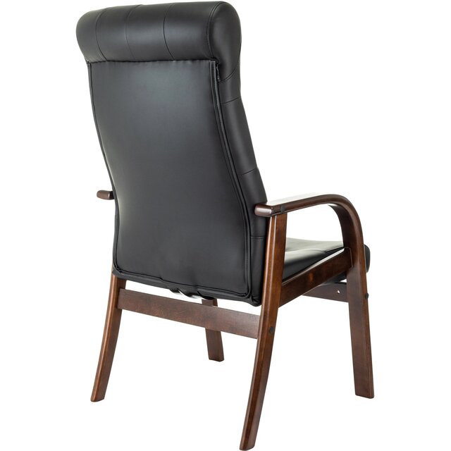Кресло Бюрократ T-9928WALNUT-CF, черный 