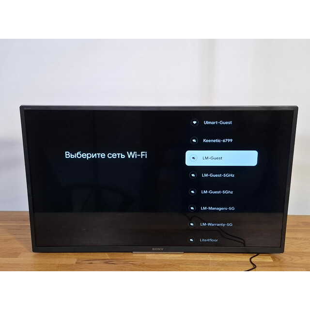 Телевизор Sony 32" KD-32W830K (без DVB-C), черный