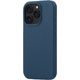 Чехол-накладка uBear Capital Leather Mag Case для смартфона Apple iPhone 16 Pro (Цвет: Dark Blue)