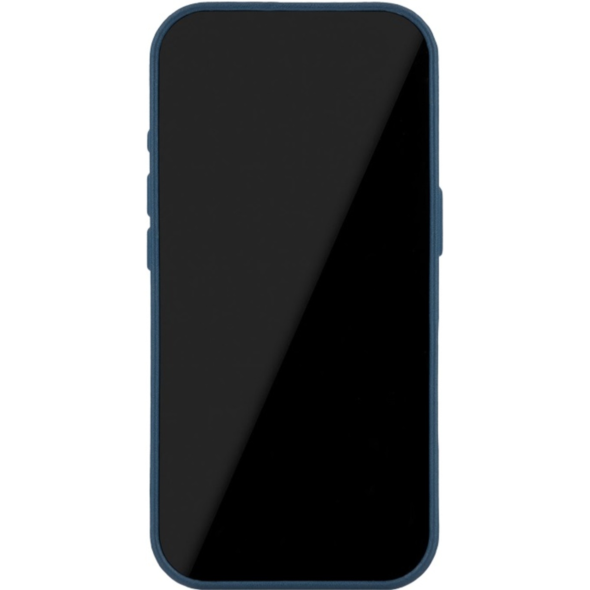 Чехол-накладка uBear Capital Leather Mag Case для смартфона Apple iPhone 16 Pro (Цвет: Dark Blue)