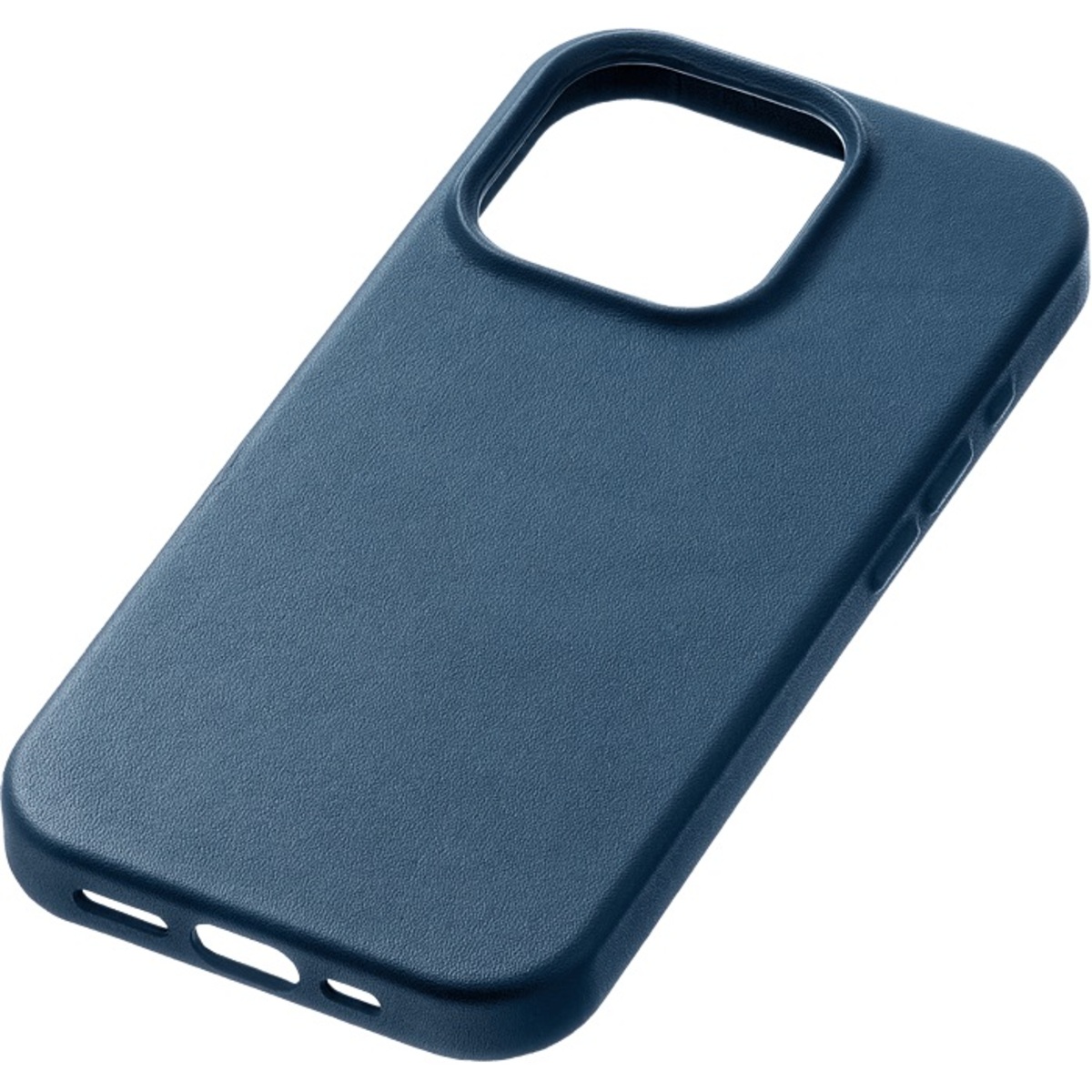 Чехол-накладка uBear Capital Leather Mag Case для смартфона Apple iPhone 16 Pro (Цвет: Dark Blue)