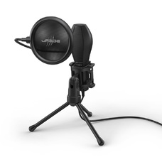 Микрофон проводной Hama Stream 400 Plus (Цвет: Black)
