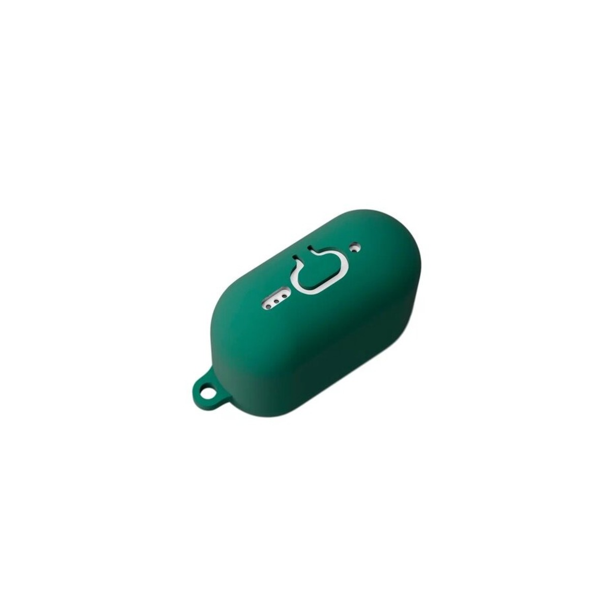 Чехол силиконовый VLP Charm Case Soft Touch для Apple AirPods 4 (Цвет: Dark Green)