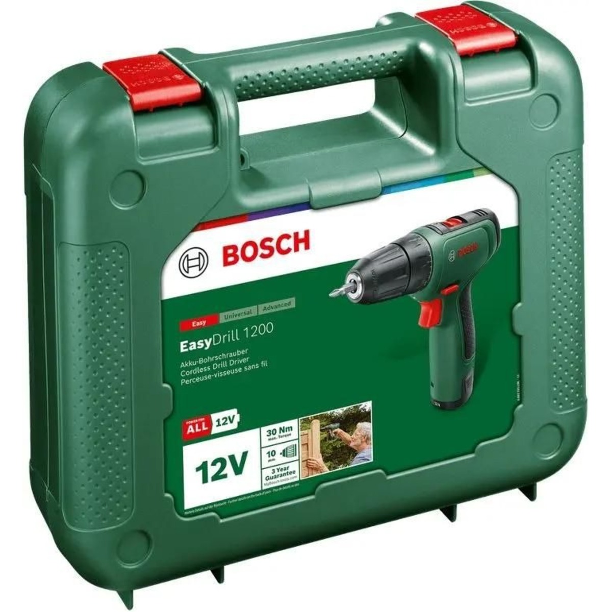 Дрель-шуруповерт Bosch EasyDrill (Цвет: Green)