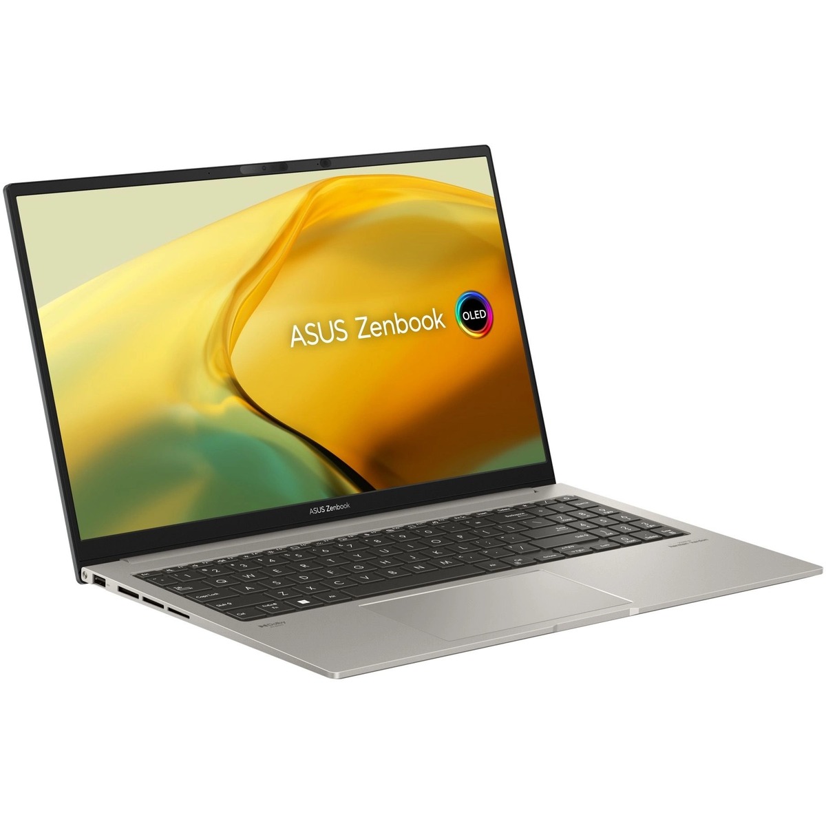 Ноутбук Asus Zenbook 15 OLED UM3504DA-MA475 Ryzen 7 7735U 32Gb SSD1Tb AMD Radeon 15.6 OLED 2.8K (2880x1620) noOS grey WiFi BT Cam Bag (90NB1163-M00NX0)