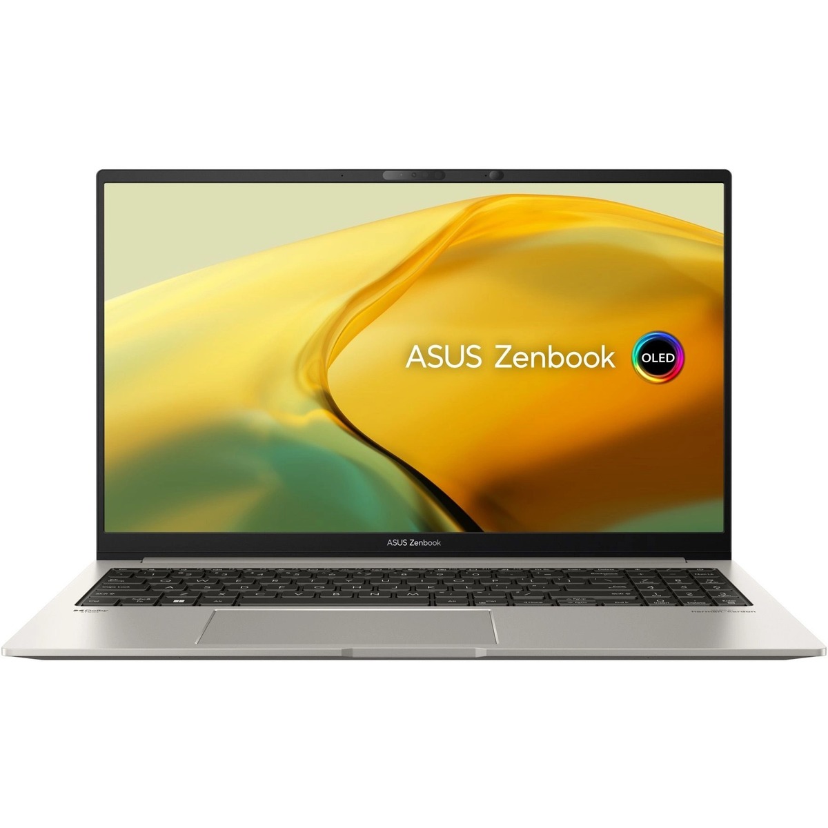 Ноутбук Asus Zenbook 15 OLED UM3504DA-MA475 Ryzen 7 7735U 32Gb SSD1Tb AMD Radeon 15.6 OLED 2.8K (2880x1620) noOS grey WiFi BT Cam Bag (90NB1163-M00NX0)