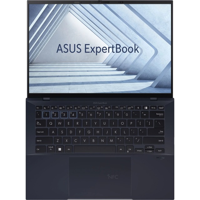 Ноутбук Asus ExpertBook B9 B9403CVA-KM0250X Core i7 1365U 32Gb SSD2Tb Intel Iris Xe graphics 14 OLED WQXGA+ (2880x1800) Windows 11 Professional black WiFi BT Cam Bag (90NX05W1-M00900)