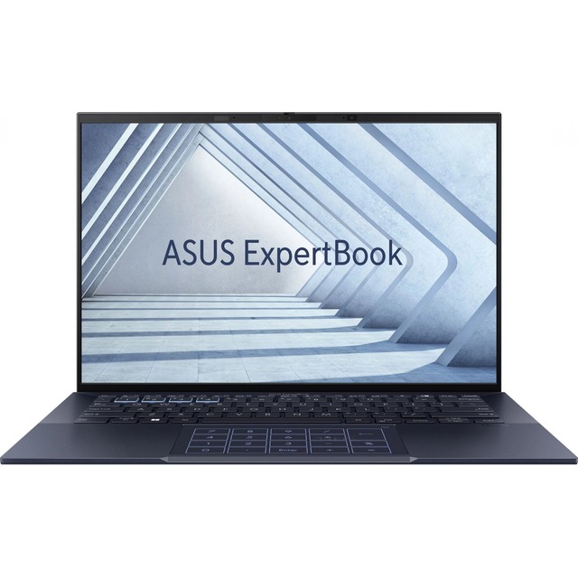 Ноутбук Asus ExpertBook B9 B9403CVA-KM0250X Core i7 1365U 32Gb SSD2Tb Intel Iris Xe graphics 14 OLED WQXGA+ (2880x1800) Windows 11 Professional black WiFi BT Cam Bag (90NX05W1-M00900)