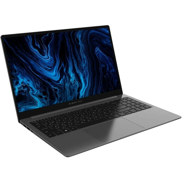 Ноутбук Digma Pro Sprint N (AMD Ryzen 5 5500U 2.1Ghz/8Gb DDR4/SSD 512Gb/AMD Radeon/15.6 /IPS/FHD (1920x1080)/Windows 11 Professional/dk.gray/WiFi/BT/Cam) 