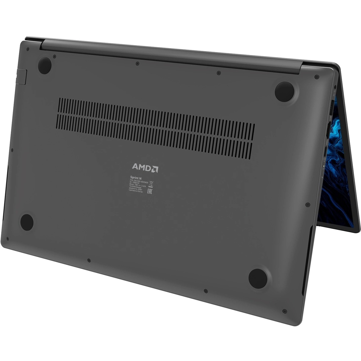 Ноутбук Digma Pro Sprint N Ryzen 7 5700U 16Gb SSD512Gb AMD Radeon 15.6 IPS FHD (1920x1080) Windows 11 Professional dk.grey WiFi BT Cam 4700mAh (DN15R7-ADXW03)