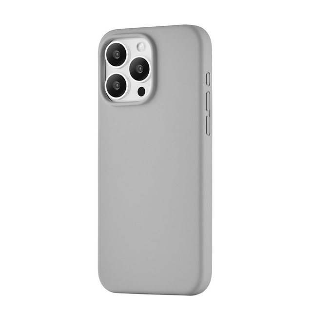 Чехол-накладка uBear Touch Mag Case для смартфона Apple iPhone 15 Pro Max (Цвет: Moon Gray)