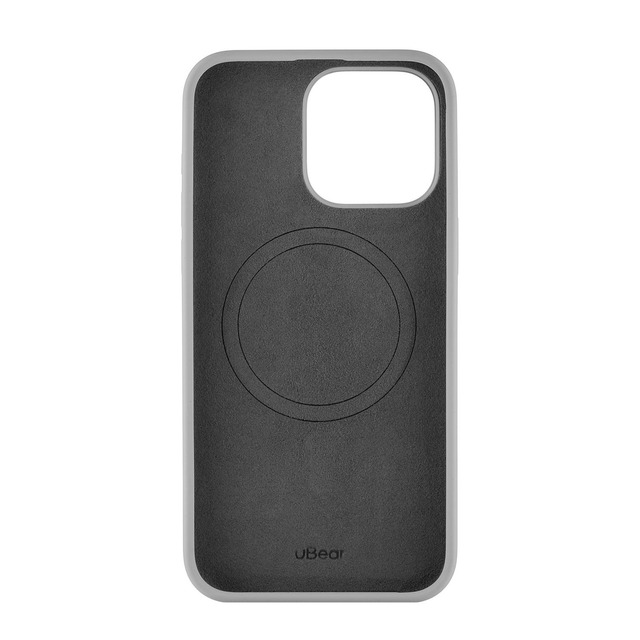 Чехол-накладка uBear Touch Mag Case для смартфона Apple iPhone 15 Pro Max (Цвет: Moon Gray)