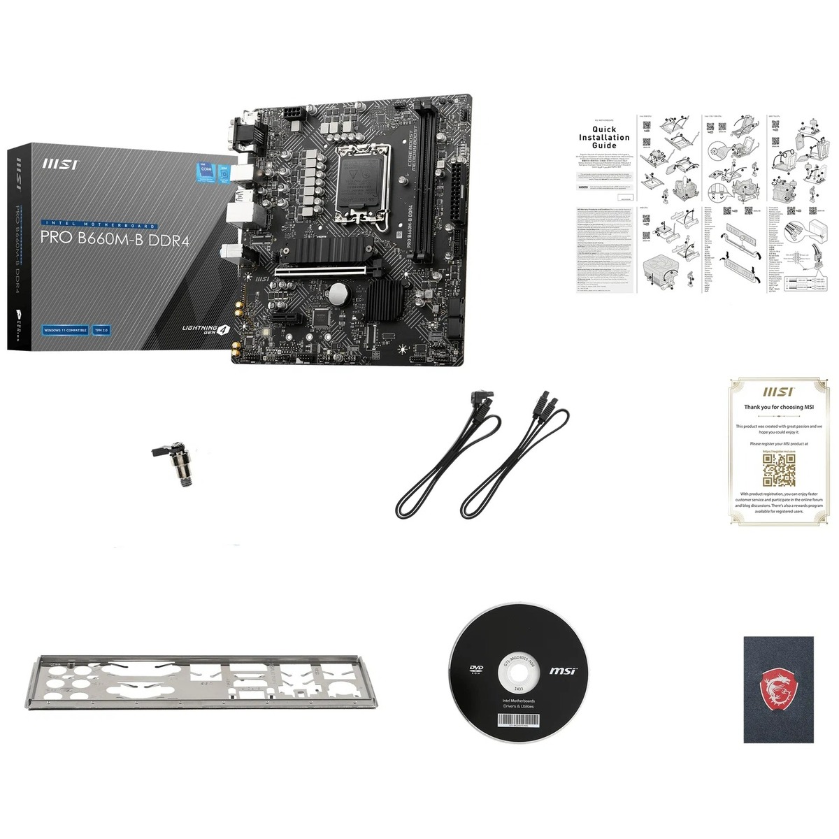 Материнская плата MSI PRO B660M-B DDR4