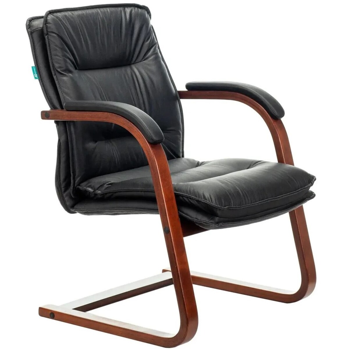 Кресло Бюрократ T-9927WALNUT-AV, черный 