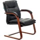 Кресло Бюрократ T-9927WALNUT-AV, черный 