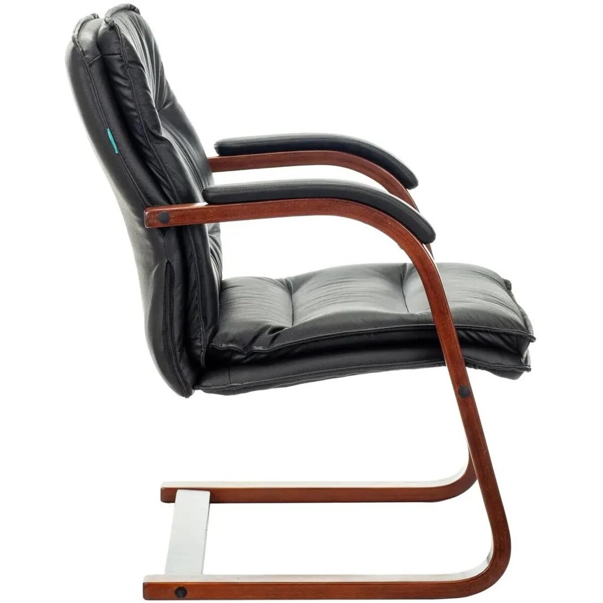 Кресло Бюрократ T-9927WALNUT-AV, черный 