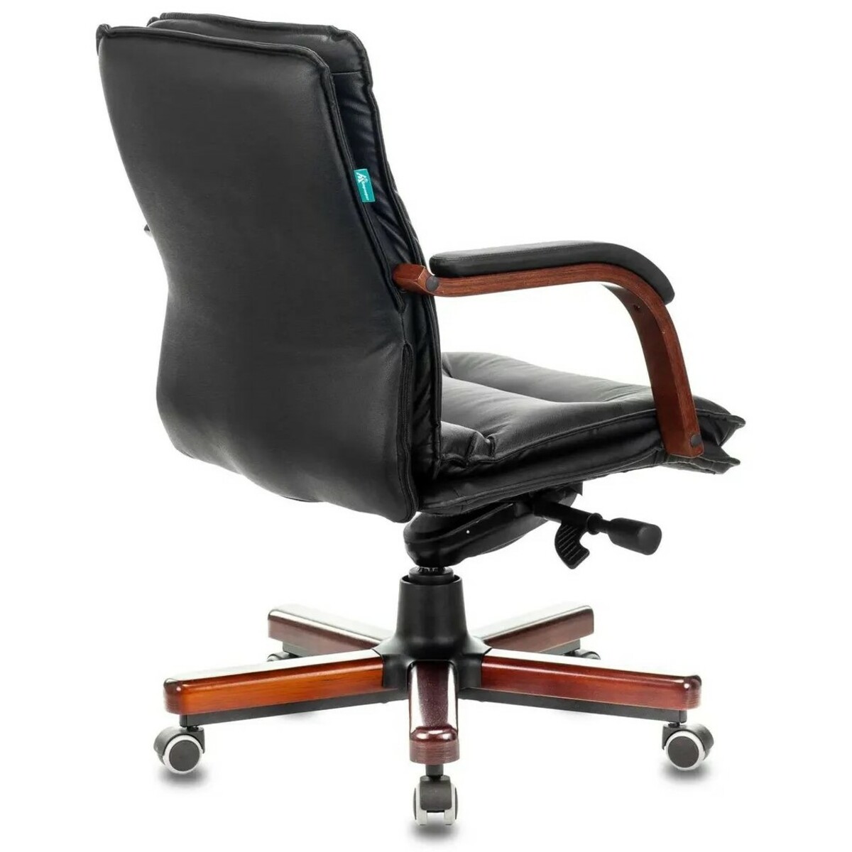 Кресло руководителя Бюрократ T-9927WALNUT-LOW, черный 